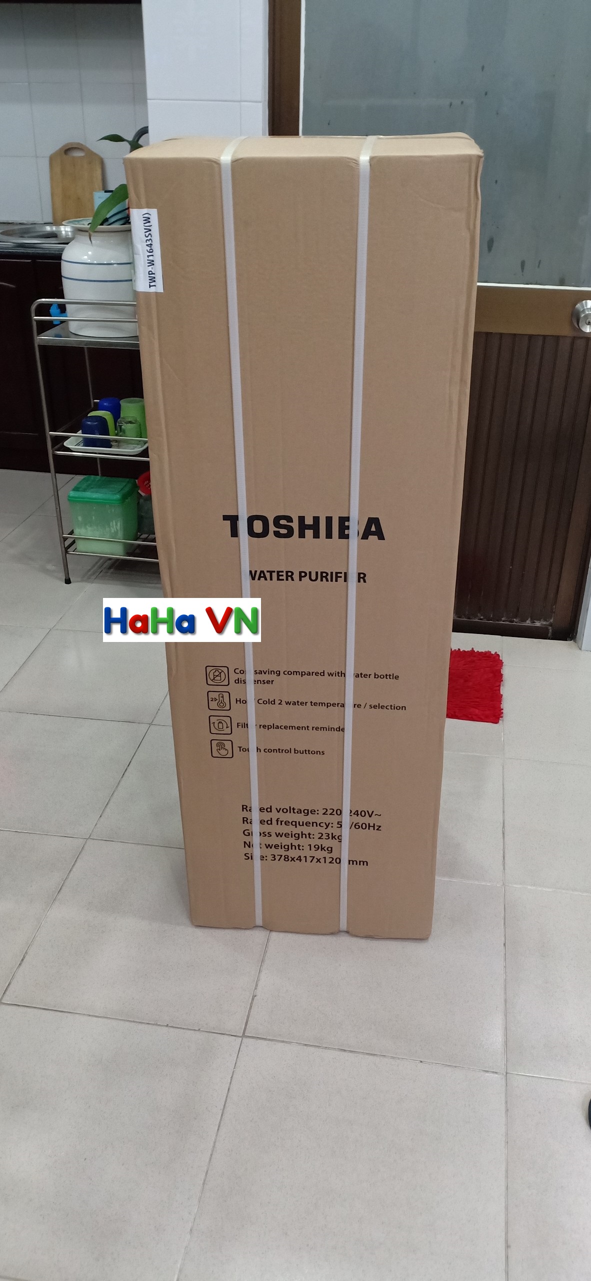 Máy lọc nước RO Toshiba TWP-W1643SV(W) 4 lõi