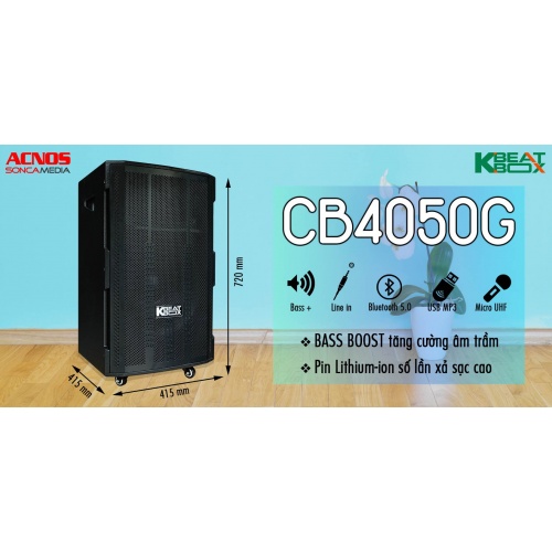 Loa Karaoke Di Động Bluetooth ACNOS CB4050G